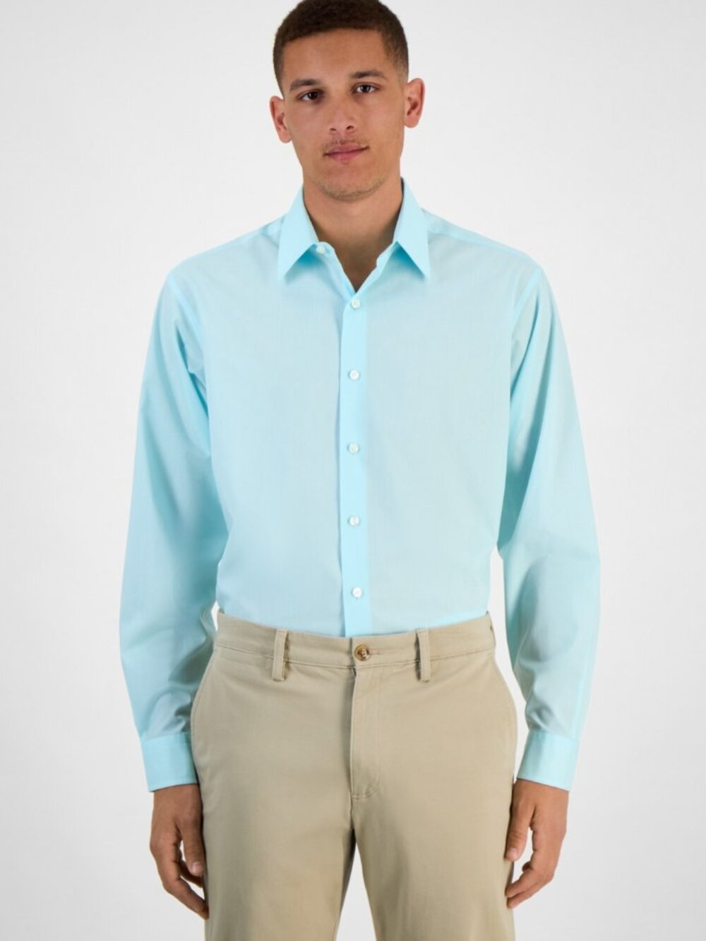 Club Room Men's Regular-Fit Dress Shirt, Created for Macy's - Spa Retreat NWT